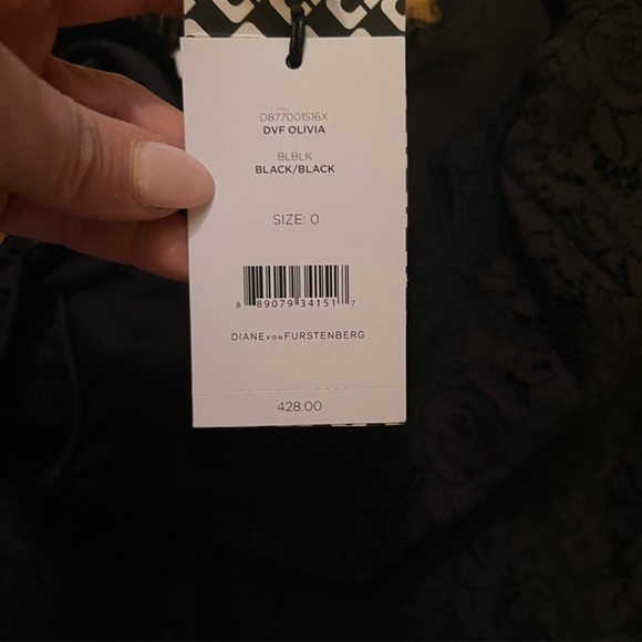 Diane Von Furstenberg Black Olivia CocktailDress - Picture 4 of 7